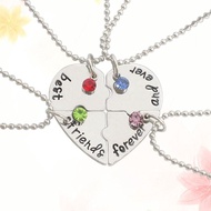 Friendship Necklaces 4 Bff Necklace Womens Necklace Love Necklace