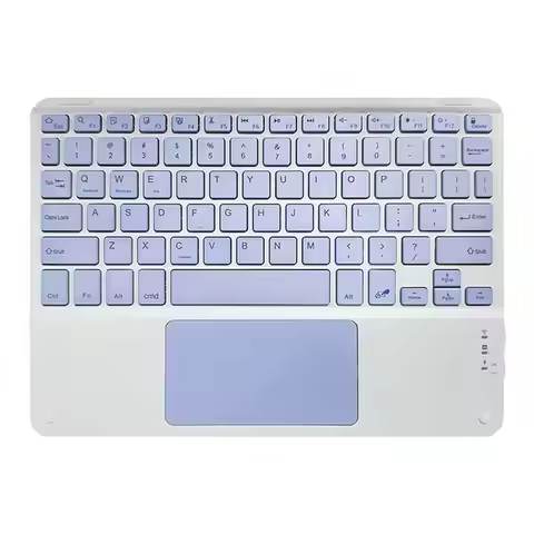 M67K-10Inches Touchpad Bluetooth Keyboard Compatible With Windows, Ipados, Android, And IOS English