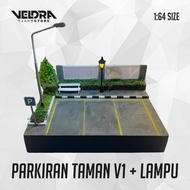 V1 Garden Diorama + Lights | 1:64 scale Diecast Diorama