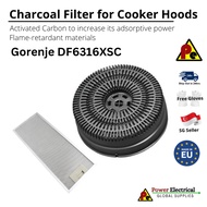 Gorenje DF6316XSC | DF 6316XSC | E123B Cooker Hood Carbon Filter Wire Mesh Bulb