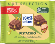 Ritter Sport Chocolate Bar Pistachio น้ำหนัก 100 กรัม BBF.04/06/26