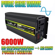 [BTGL] 1000W Pure Sine Wave Inverter DC 12V/24V To AC 220V Solar Car Power Converter