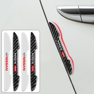 Carbon Fibre Car Door Edge Anti-scratch Protector Strip Car Accessories for Nissan Juke J10 J11 Tiid