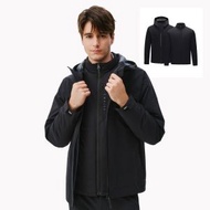 K-SWISS WEISS系列男裝防潑水連帽外套及羽絨外套兩件套