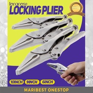 10inch 9inch 6inch Locking Pliers Long Nose Straight Jaw Lock Vise Grip Clamp Hand Tool playar pengu