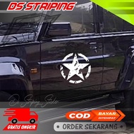 Ct-102 cutting stiker ArmyBINTANG, a good Jeep car variation that lights up