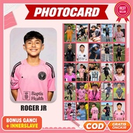 Photocard Roger JR Inter Miami 50 Pcs Thick Bonus Ganci