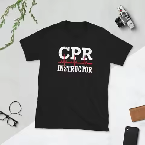 Certified CPR Instructor s AED First Aid EMS T Shirt
