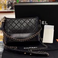 全新 CHANEL流浪包中碼 AS1521 黑色牛皮 Chanel's Gabrielle Hobo #BRAND NEW #香榭站正品