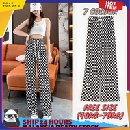 MB_Women Plus Size Loose Causal Wide Leg Pants Long