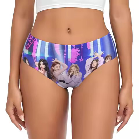 Custom Women's Kpop (G)I-DLEs Panties Underwear Female Breathable Minnie, Miyeon, Soyeon, Yuqi, and 