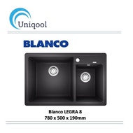 BLANCO LEGRA 8 Double Bowls 780MM Granite composite sink (Anthracite)