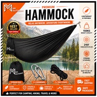 Camping Hammock Buian 270x140cm | Parachute Nylon Ultra Light | Portable Travel Buaian Outdoor Garde