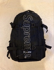 Supreme backpack fw18 black 書包 背囊