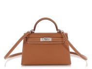 Hermès Gold Epsom Mini Kelly 20 II Palladium Hardware, 2024
