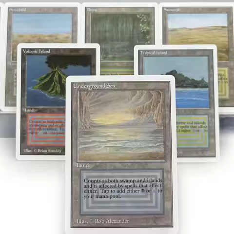 Revised unlimited MIX2-002 Tcg proxy magical cards home play dual lands unlimited Revised tundra scr