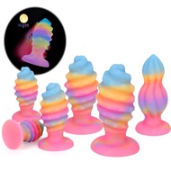 S-XXL Glow In Dark  Massage Buttplug s For Women /Men s s Butt Plug  Shop