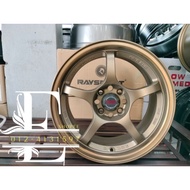 NEW SPORT RIM 15 INCH RAYS VOLK RACING RM1580 AUTO OPTIONS MYVI CITY JAZZ VIOS (KENA BELI 2KALI 1PAY