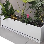 Flower Box Outdoor Courtyard Water-Connecting Balcony Inner Outer Planting Roof Nail Room Flower Wat