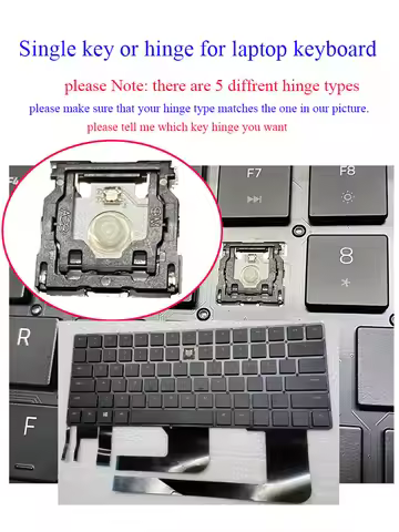 Key For Razer Blade 15 RZ09-0328 (2020) BACKLIT laptop Keyboard Keycap Hinges Rubber Scissor Butterf