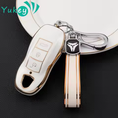 TPU Car Key Case Cover for Porsche Cayenne 958 911 Lepin 996 Macan Boxster Panamera 718 971 9YA Pana