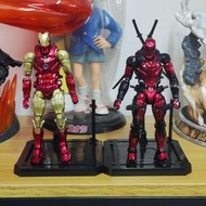 千值練模型手辦UC Fighting Armor 死侍蜘蛛俠鋼鐵俠可動手辦