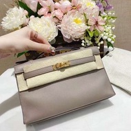 Hermes Mini Kelly Pochette一代🤍M8 Asphatt 銀河灰🌟Stamp C(2018)