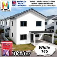 18 Litres | 18L Nippon Paint Exterior Weatherbond White 145