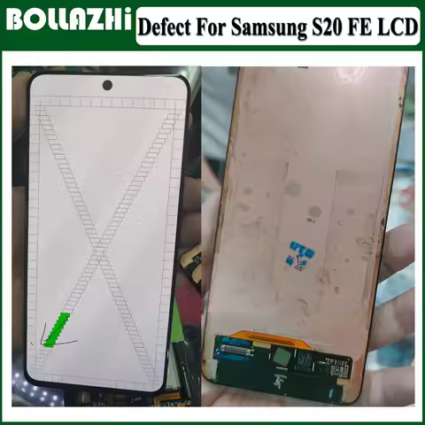 Defective AMOLED For Samsung S20 FE LCD G780F S20FE 4G/5G Display For G781B Touch Screen Digitizer F