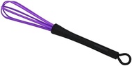 egg Whisks for Cooking Mini Multifunction Plastic Beater, Egg Beater Hair Color Cream Mixer, Plastic Whisk Comfortable Effortless Mixing beater (Color : Purple) (Purple)