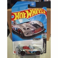 [With Case] '15 Mazda MX-5 Miata ZAMAC, Walmart Exclusive 2023 Hot Wheels 2