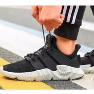 現貨 iShoes正品 Adidas PROPHERE 男鞋 黑 灰 編織 Yeezy平民款 慢跑 運動 BD7731