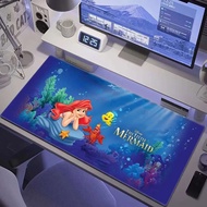 Disney The Little Mermaid Ariel Princess Mousepad Computer Desk Mat Table Keyboard Pad Laptop Cushio