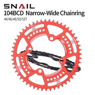 MEROCA Oval Chainring MTB Single Chainring Round 104BCD 44T 46T 48T 50T 52T Large Chainring