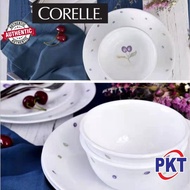 CORELLE LOOSE PLUM PU PLATE BOWL MUG CUP SAUCER / PINGGAN MANGKUK CAWAN PIRING
