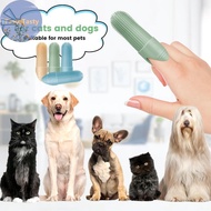 TasteTasty Silicone Pet Dog Cat 360° Cleaning Finger Toothbrush Oral Cleaning Finger Cots Toothbrush