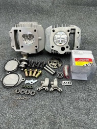 ชุด125ลูก57/4วาล์วขนาดวาล์ว18-21ลูก57LHkสลัก13มิลปลอกสูบนอกโต64มิลต้องขยายแคร้งใส่125คาร์บูและ125iไฟ