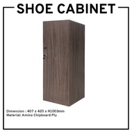 SHOE CABINET / SMALL SHOE RACK WITH LOCK / LOCKER / STORAGE CABINET / SINGLE DOOR WITH LOCK