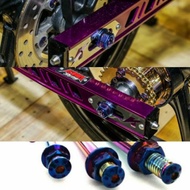 Y15zr/Y125Z/LC135 front wheel shaft rear wheel shaft swing arm shaft sub