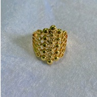 WOMEN'S JEWELRY: ANTI-FADE DUBAI MOTIF TITANIUM RING