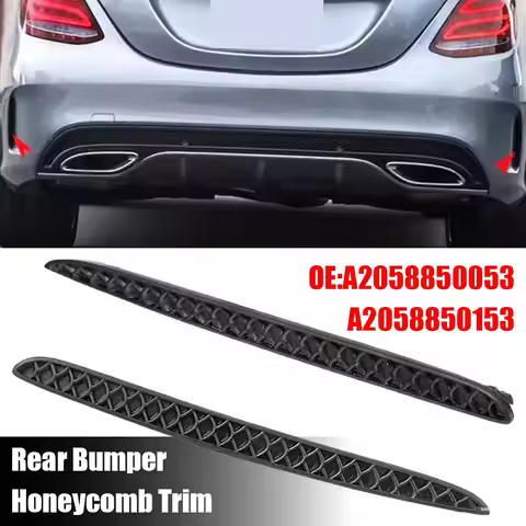 For Mercedes C Class W205 C205 C200 C300 C400 C260｜Grill Cover A2058850053 Trim Vent Honeycomb A2058