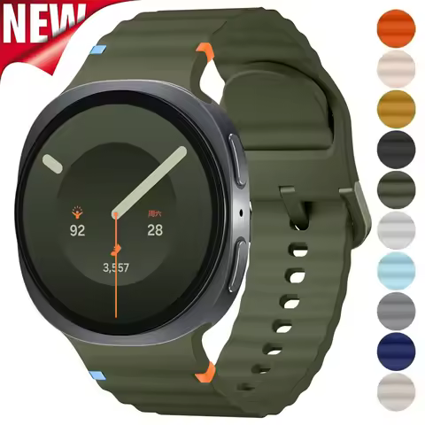 No Gaps Silicone Strap for Samsung Galaxy Watch 9 8 40mm 44mm Sport Wristband for Samsung Galaxy Wat
