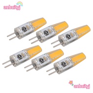 ANHUITYJ 6PCS G4 Light Bulb, 2W 180lm G4 LED Bulb, Easy 120V G4 Bulb Wall Lamp
