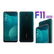 (FREE TV Apps) OPPO F11 6.53 inch" 4G LTE (8gb+256gb) Original New Import Set 1 year Warranty