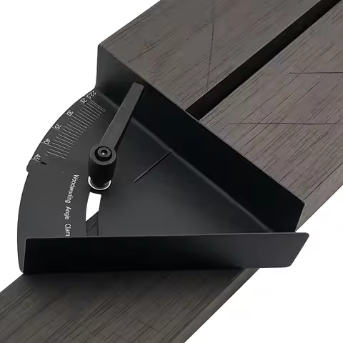 Multifunctional Angle Finder Protractor 45/90/180 Degree Right Angle Clamp for Craft DIY Welding Fra