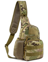 NuCamper Tactical Sling Bag Pack, Military Molle EDC Rover Shoulder Siling Backpack Sports Bags for
