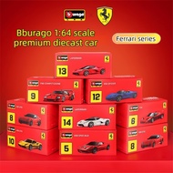 Bburago 1:64 Ferrari LaFerrari 458 SPECIALE SF90 MONZA SP1 Porsche 911 GT2 RS kereta sport aloi kere