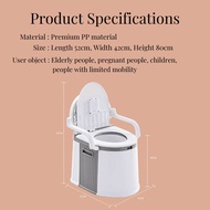 Portable Toilet Bowl for Adult Arinola Pot Kubeta Mobile Toilet Urinal Chair for Adult Senior Pregna