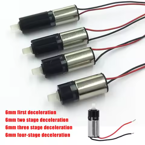 1pcs 6mm Planetary Reduction Motor DC 3V 1200 RPM Reducer Motor 200MA Coreless Gearbox Robot Control