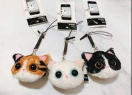 日本RonRon超萌貓咪手機吊飾螢幕擦拭布玩偶